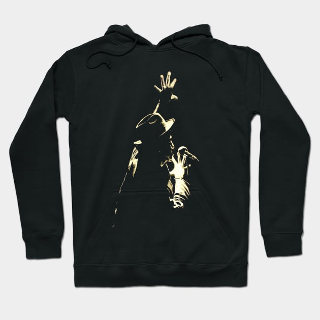 Tom Waits Hoodie by DMBarnham